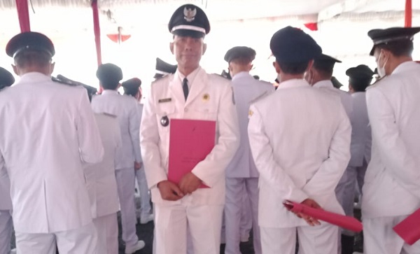 Begini Ungkapan Kades Air Sebayur Usai Dilantik Bupati Haryono Kades Sebayur