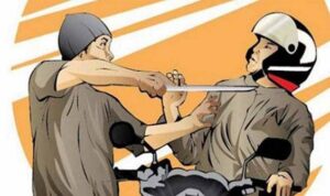 Pulang Pagi, Pemotor Dirampok dan Dibacok