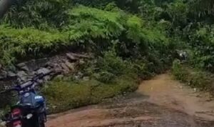 Longsor Melanda Kaur, Jalan Padang Guci Tertimbun