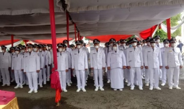Pelantikan Kades di Bengkulu Utara