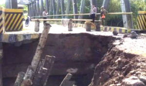 Penampakan Kondisi Jembatan Penghubung Talang Benih – Dusun Sawah