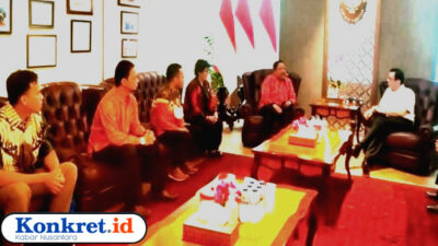 Ketua DPRD BU Bersama Bupati Menghadap Kemenkumham