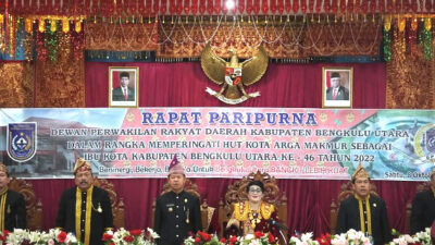 Paripurna DPRD BU Peringati Hari Jadi Kota Arga Makmur