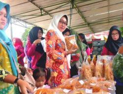 Jajaran Dinkes BU Dampingi Ketua TP-PKK Kabupaten di Tanjung Anom