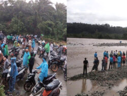 Lepas dari Pegangan Saat Menyeberang, Istri Hanyut di Sungai