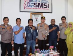 Perkuat Sinergi dan Kemitraan, Kapolresta Bengkulu Kunjungi Kantor SMSI