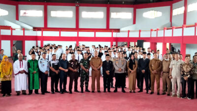 660 PPS Bengkulu Utara Dilantik di 6 Lokasi Berbeda