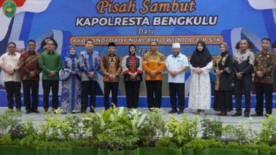 Pisah Sambut, Kapolresta Bengkulu Mohon Dukungan