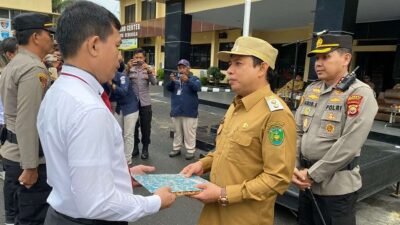 Berhasil Ungkap Kasus Pembunuhan Marbot, Polresta Bengkulu Diberi Reward Oleh Pemkot