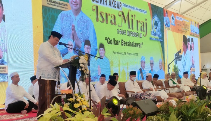 DPD Golkar Sumsel Gelar Dzikir Akbar, Dihadiri Airlangga Hartarto Banyuasin Isra Mi'taj