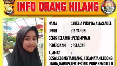 Pamit ke Sekolah Selasa Lalu, Hingga Kini Siswi SMK Ini Belum Kembali