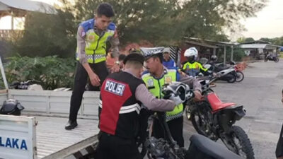 Amankan Knalpot Brong, Polres Mukomuko Terapkan Sistem Pengejaran