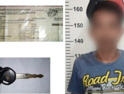 Terekam CCTV, Pencuri Motor di Banyuasin Ditangkap