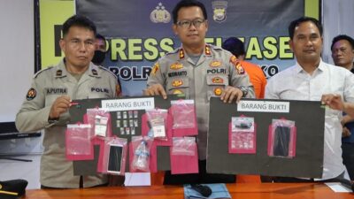 Terduga Bandar dan Pengedar Narkoba di Mukomuko Ditangkap