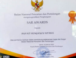 Bengkulu Utara Peroleh Anugerah SAR Awards 2023