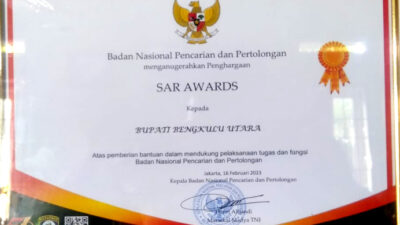 Bengkulu Utara Peroleh Anugerah SAR Awards 2023