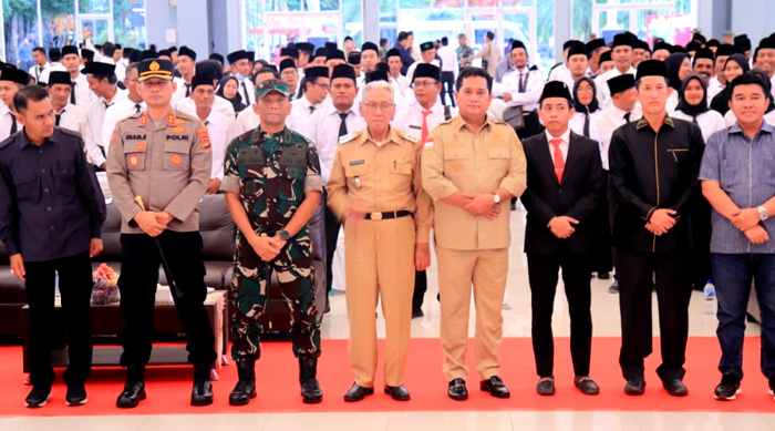 Didampingi Wabup, Bupati Banyuasin Hadiri Pelantikan 936 PPS 10. Pelantikan PPS