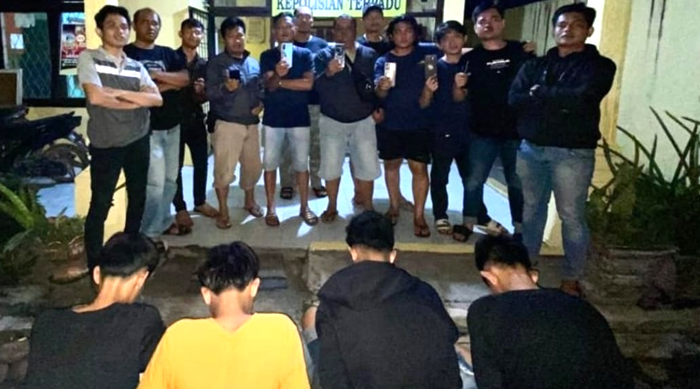 4 Bandit Berusia Belasan Tahun Diringkus Polisi 4 bandit