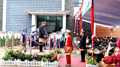 Bupati Banyuasin Didaulat Jadi Pembina Upacara Hari Amal Bhakti ke-77
