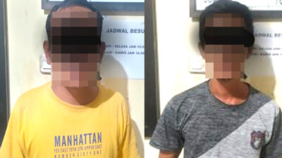 Dua Terduga Penjudi Online Diringkus Polisi