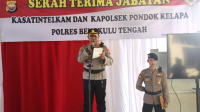Kapolres Benteng Pimpin Upacara Sertijab Kasat dan Kapolsek