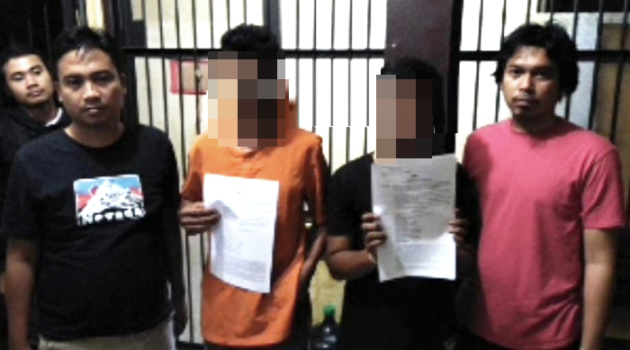 Dua Tersangka Pengrusakan Warem