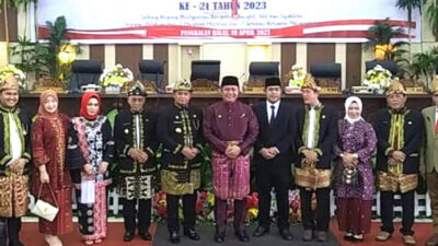 Peringati HUT Banyuasin ke-21, DPRD Banyuasin Gelar Paripurna Istimewa