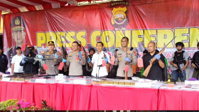 2 Warga BU, 2 Warga Kaur, dan 1 Warga Bengkulu Terjerat Kasus Senpi Ilegal