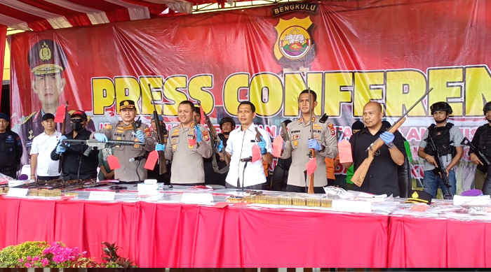 2 Warga BU, 2 Warga Kaur, dan 1 Warga Bengkulu Terjerat Kasus Senpi Ilegal Senpi Ilegal