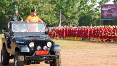 Bupati Askolani Pimpin Apel Siaga Karhutla