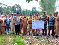 Pemdes Arga Mulya Laksanakan Titik Nol Pembangunan Track Jogging