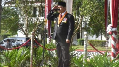 Bupati Askolani Pimpin Upacara HUT Kabupaten Banyuasin ke-21