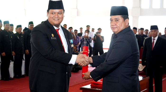 Bupati Askolani Lantik Ir Erwin Sebagai Sekda Kabupaten Banyuasin Banyuasin_Bupati Lantik Sekda