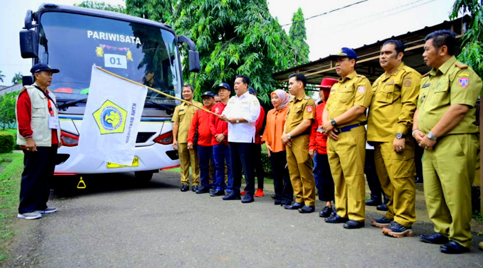 Banyuasin_Lepas Kontingen PEDA KTNA