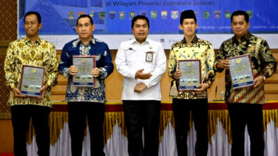 Bupati Banyuasin Terima Penghargaan WTP Dari BPK Sumsel