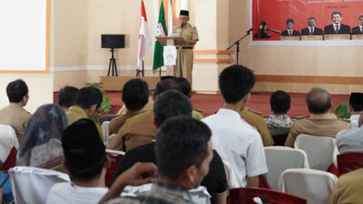 Hadiri Pelantikan Pengurus DPC YBH-SSB, Wabup Banyuasin Ajak Bersinergi Dukung Penegakan Hukum