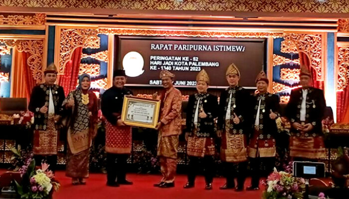 Wabup Slamet Hadiri Paripurna Istimewa Peringatan Hari Jadi Kota Palembang ke 52