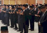 Ratusan Pejabat Pemprov Bengkulu Dilantik Pada Jabatan Baru
