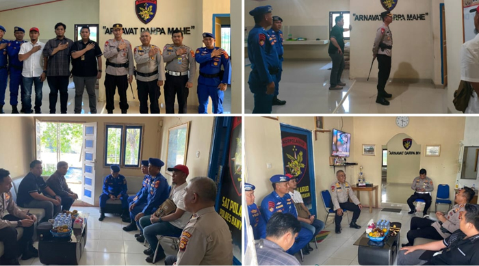 Kapolres Banyuasin Tinjau Situasi Kamtibmas di Sejumlah Polsek Jajaran Kunjungan Kapolres Banyuasin ke Polsek Sungsang