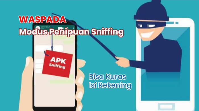 Modus Penipuan Sniffing - ilustrasi