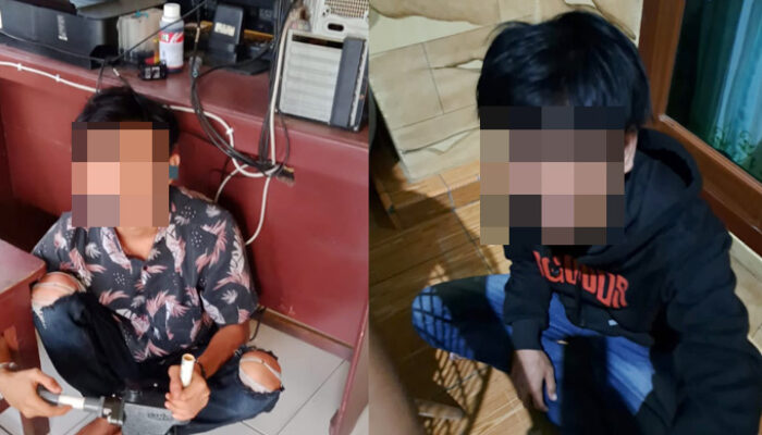 Dua Pemuda Tertangkap Tangan Curi Mesin Air Masjid