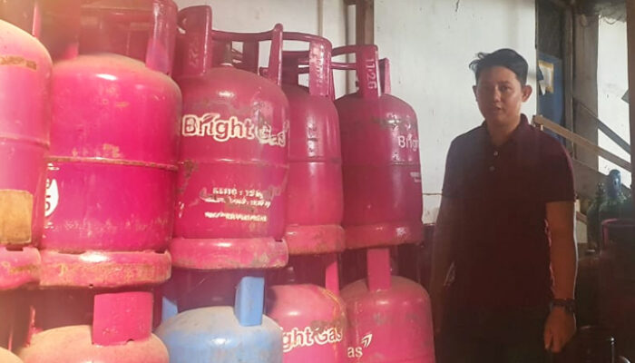 Sejumlah Agen Gas LPG di Giri Mulya Disidak Polisi