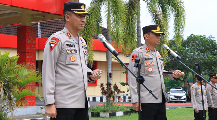 Jabatan Kapolres Banyuasin Diserahterimakan Sertijab Kapolres Banyuasin_1