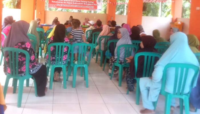 Pemdes Talang Kering Gelar Kegiatan Pemeriksaan Golongan Darah