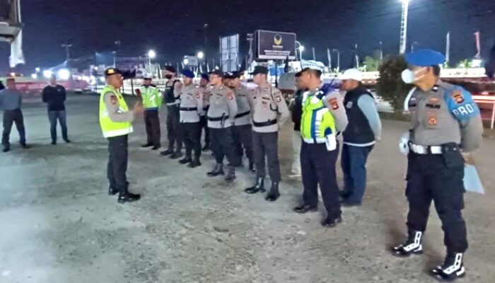 Jaga Kamtibmas dan Kondusifitas, Polres Banyuasin Gelar Patroli Rutin