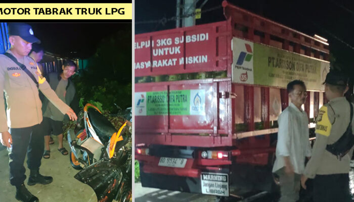 Tabrak Truk LPG di Muara Timput, Pemotor Dikabarkan Meninggal