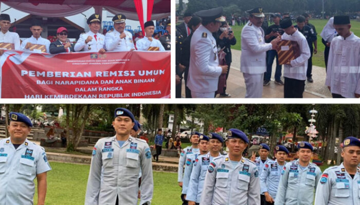 Dapat Remisi Umum II, 3 Narapidana Lapas Arga Makmur Langsung Bebas