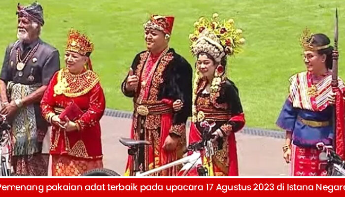 Bengkulu Raih Penghargaan Pakaian Adat Terbaik pada Upacara 17 Agustus di Istana Negara