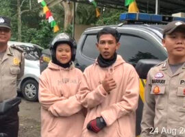 Polisi Kawal Warga Bengkulu Utara Melintas di Jalur Curup-Linggau