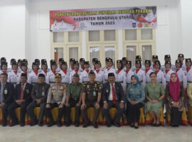 Pasukan Pengibar Bendera Bengkulu Utara Siap Bertugas